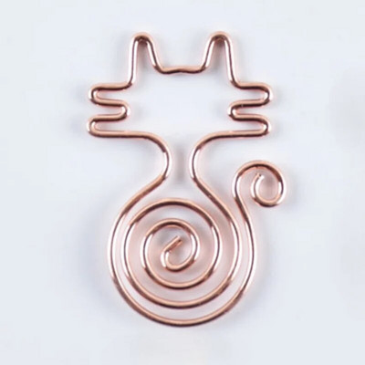 10 vnt/rinkinys Metalinės sąvaržėlės Keli animacinių filmų širdys, gyvūnų stiliai sąvaržėlės Knygos iškarpų planavimo puslapis Žymelė segtuvo segtukas