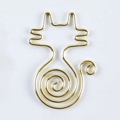 10 vnt/rinkinys Metalinės sąvaržėlės Keli animacinių filmų širdys, gyvūnų stiliai sąvaržėlės Knygos iškarpų planavimo puslapis Žymelė segtuvo segtukas