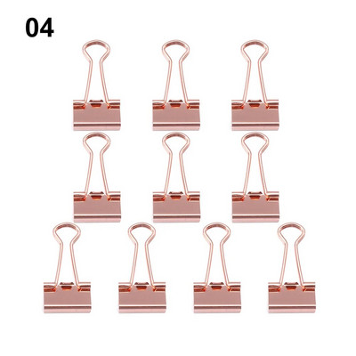 10 gab Kawaii kaķa sirds kaktuss metāla papīra saspraudes Mini Rose Gold failu iesiešanas saspraudes Grāmatu dekoru saspraudes Skolas biroja kancelejas preču saspraude