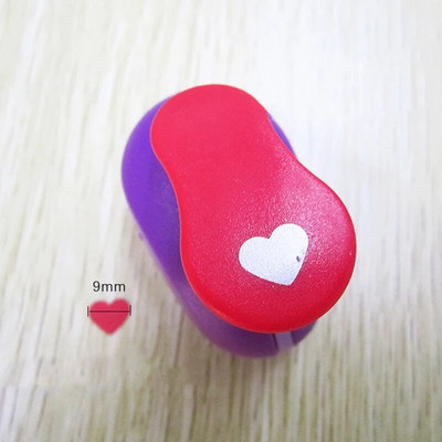 1PC Plastics Heart Hole Punch DIY Embossing Device Παιδικό Εκπαιδευτικό Μηχάνημα Εκτύπωσης Εγχειρίδιο Paper Cutter Σχολικά προμήθειες