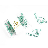 12 τεμ./κουτί Πράσινος Δεινόσαυρος Σελιδοδείκτης Μεταλλικός συνδετήρας Διακόσμηση Ροζ χρυσό Πολύχρωμο Βιβλίο Σημείωση Διακόσμηση Βιβλιοδετικό Κλιπ Χαρτικά Σχολείο