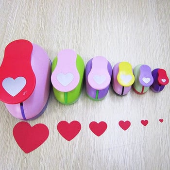 DIY Heart Shape EVA Foam Punch Paper punch για ευχετήρια κάρτα Κατασκευή λευκώματος χειροποίητο puncher στρογγυλή γροθιά