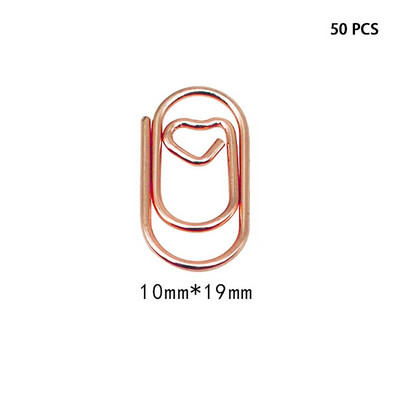50 PCS Mini love Notebook Grāmatzīmju stiprinājums Saspraudes Piederumi Saspraudes