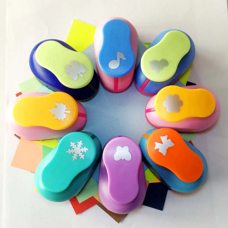 1,5 cm albums Perforatori Papīra griezējs Karšu rokdarbu drukāšana DIY Eva putupapīrs perforators caurumotājs formas klips Foto дырокол фигурный