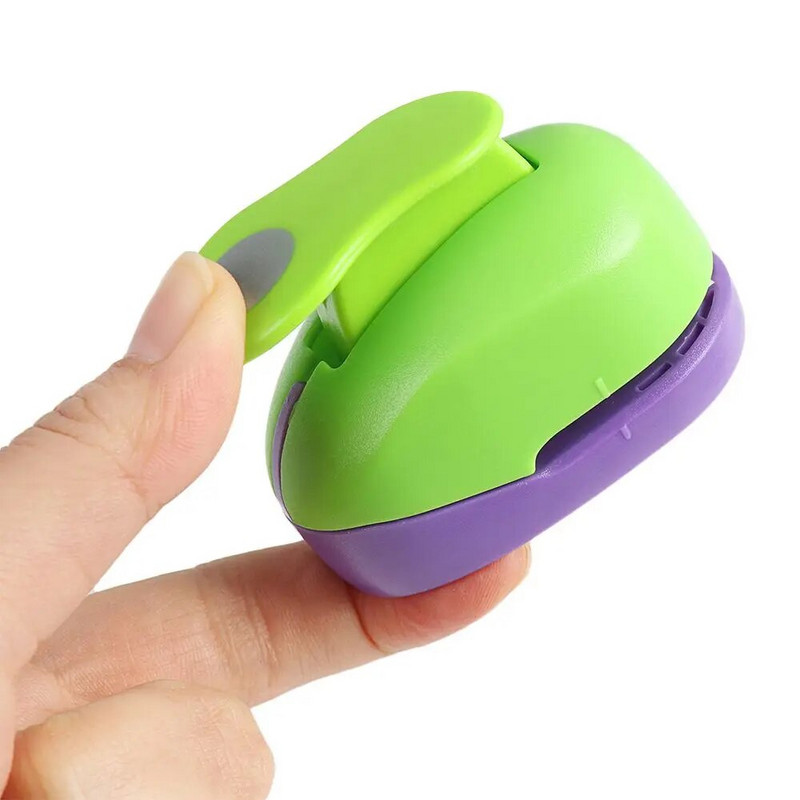 9 χιλιοστά 16 χιλιοστά 25 χιλιοστά Χρώμα Τυχαία Δώρα Χειροποίητα Scrapbooking DIY Κάρτες κοπής χαρτιού Shaper που κάνουν ανάγλυφη στρογγυλή τρύπα