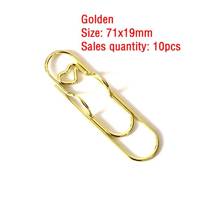 10 gab. Metāla pildspalvu turētāja saspraude Papīra saspraudes Grāmatzīmes Fotoatgādne Biļešu saspraudes piezīmjdatoriem Saspraudes Biroja kancelejas piederumu rīks