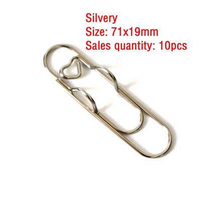 10 gab. Metāla pildspalvu turētāja saspraude Papīra saspraudes Grāmatzīmes Fotoatgādne Biļešu saspraudes piezīmjdatoriem Saspraudes Biroja kancelejas piederumu rīks