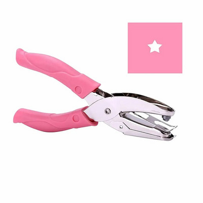 Kawaii gumijas piedurknes zvaigzne sirds caurumu perforators nerūsējošā tērauda apaļš caurumotājs papīrs, izpārdošanas DIY amatniecības formas griezējs