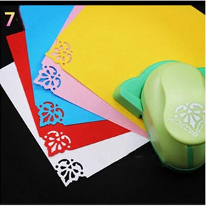 1 tk loominguline paberkaart foto DIY käsitöö lillekujuline nurgaaugustaja, visiitpaberikaart, augulõikamine kontoritarbed