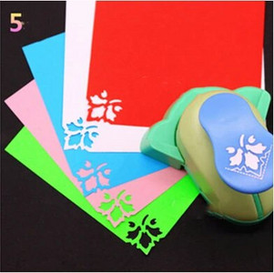 1 tk loominguline paberkaart foto DIY käsitöö lillekujuline nurgaaugustaja, visiitpaberikaart, augulõikamine kontoritarbed