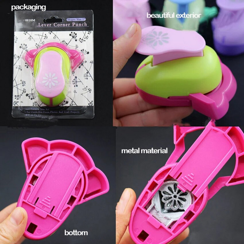 1 tk loominguline paberkaart foto DIY käsitöö lillekujuline nurgaaugustaja, visiitpaberikaart, augulõikamine kontoritarbed