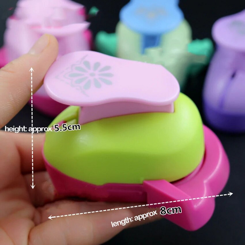 1 tk loominguline paberkaart foto DIY käsitöö lillekujuline nurgaaugustaja, visiitpaberikaart, augulõikamine kontoritarbed