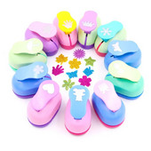 Bezmaksas piegāde Ziedu Furador 7 * 6 * 4,5 cm DIY Paper Cut Eva Foam Maker Puncher Scrapbooking Darba taupīšana bērnu caurumošanai