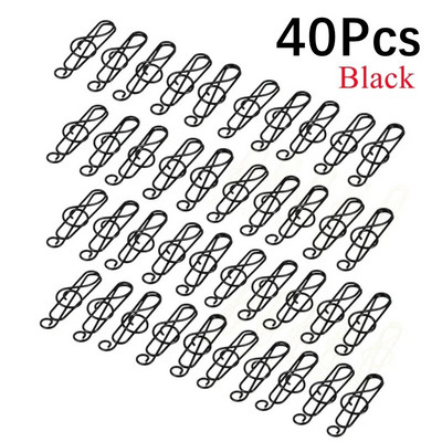 20/40 gab. Radošas mūzikas notis Veidota radoša failu skava papīra saspraude Grāmatzīmju turētājs papīra dekoratīvā saspraude biroja skolas sākumam