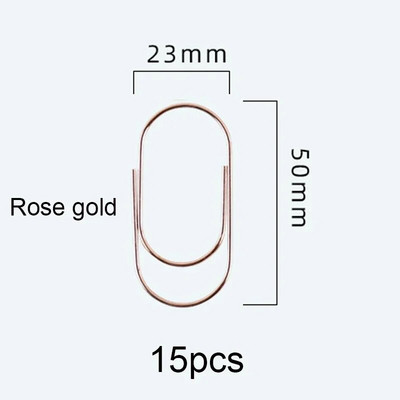Rūpnīcas piegādes 25gb/15gb 50x25mm liela izmēra saspraudes 4 krāsās ir pieejamas lielas platas saspraudes akcijā
