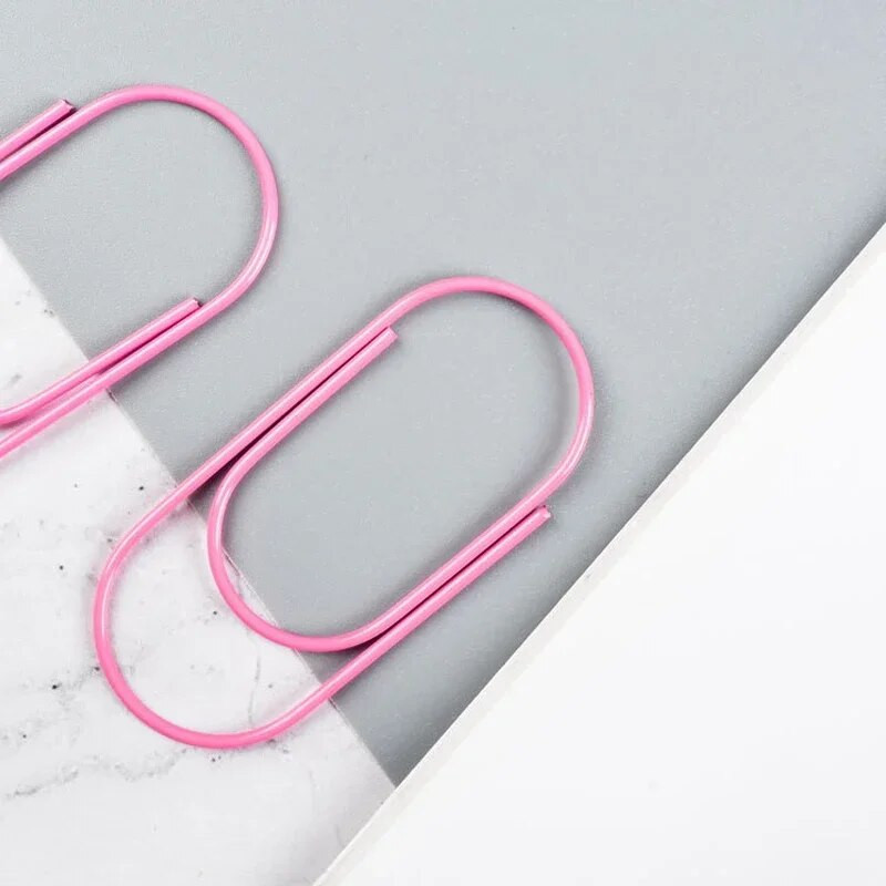 Rūpnīcas piegādes 25gb/15gb 50x25mm liela izmēra saspraudes 4 krāsās ir pieejamas lielas platas saspraudes akcijā