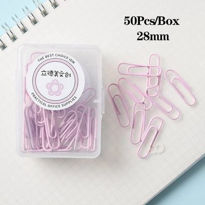 50 tk 28 mm metallist kirjaklambrid dokumendid järjehoidjad registrileht paberköitja failiklambrid kooli kontoritarbed kirjatarbed tarvikud