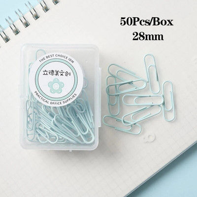 50 tk 28 mm metallist kirjaklambrid dokumendid järjehoidjad registrileht paberköitja failiklambrid kooli kontoritarbed kirjatarbed tarvikud