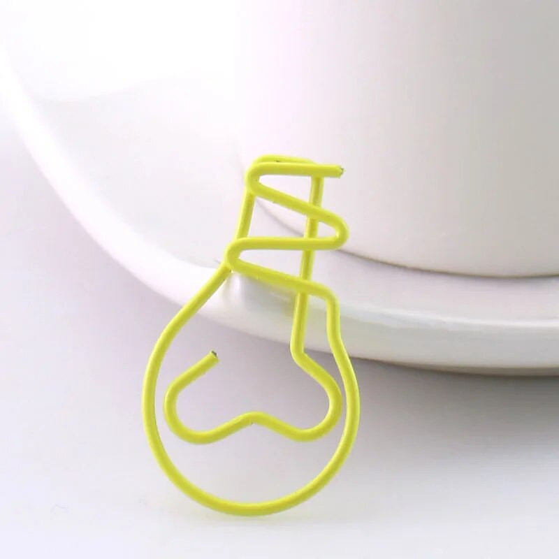 20gab./partija spuldze Forma saspraudes Radoši Interesanti Grāmatzīmju saspraudes Atgādnes saspraudes formas saspraudes biroja skolai Sākums H0145