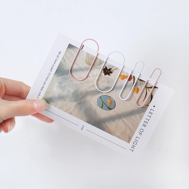 TUTU 20tk/komplekt 50mm värvilised kirjaklambrid kirjaklambrid märkmed kuulutusklambrid õpilaste kirjatarbed kooli kontoritarbed H0528