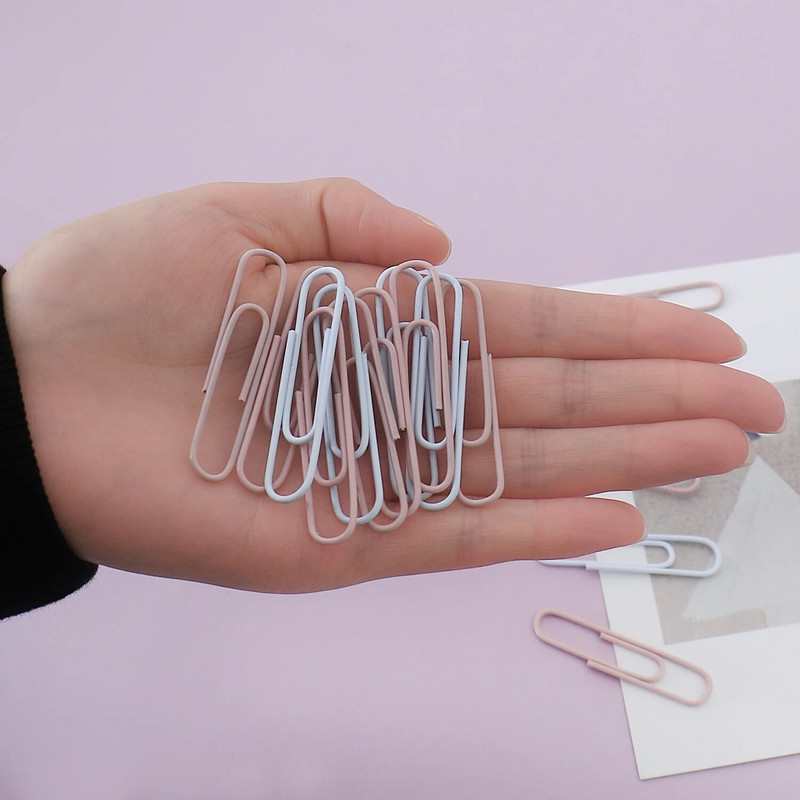 TUTU 20tk/komplekt 50mm värvilised kirjaklambrid kirjaklambrid märkmed kuulutusklambrid õpilaste kirjatarbed kooli kontoritarbed H0528