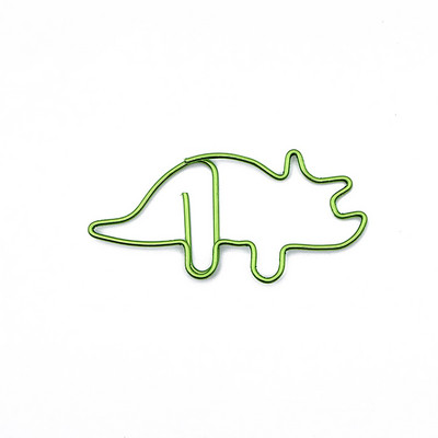 10 gab. Dinozauru papīra saspraudes Dzīvnieku krāsainas saspraudes Grāmatzīme Binder Clip Kawaii Kancelejas preces Metāla saspraudes plānotājam Memo Fotogrāfijas Biļetes