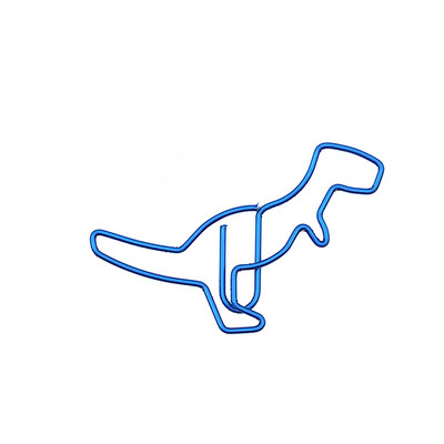 10 gab. Dinozauru papīra saspraudes Dzīvnieku krāsainas saspraudes Grāmatzīme Binder Clip Kawaii Kancelejas preces Metāla saspraudes plānotājam Memo Fotogrāfijas Biļetes