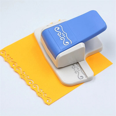 Uus uhke Border Punch S lillekujundusega reljeefne punch Scrapbooking käsitsi valmistatud servaseade DIY paberilõikur Käsitöö käsitsi valmistatud kingitus