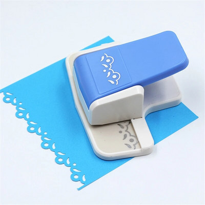 Uus uhke Border Punch S lillekujundusega reljeefne punch Scrapbooking käsitsi valmistatud servaseade DIY paberilõikur Käsitöö käsitsi valmistatud kingitus