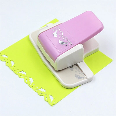 Uus uhke Border Punch S lillekujundusega reljeefne punch Scrapbooking käsitsi valmistatud servaseade DIY paberilõikur Käsitöö käsitsi valmistatud kingitus