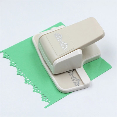 Uus uhke Border Punch S lillekujundusega reljeefne punch Scrapbooking käsitsi valmistatud servaseade DIY paberilõikur Käsitöö käsitsi valmistatud kingitus