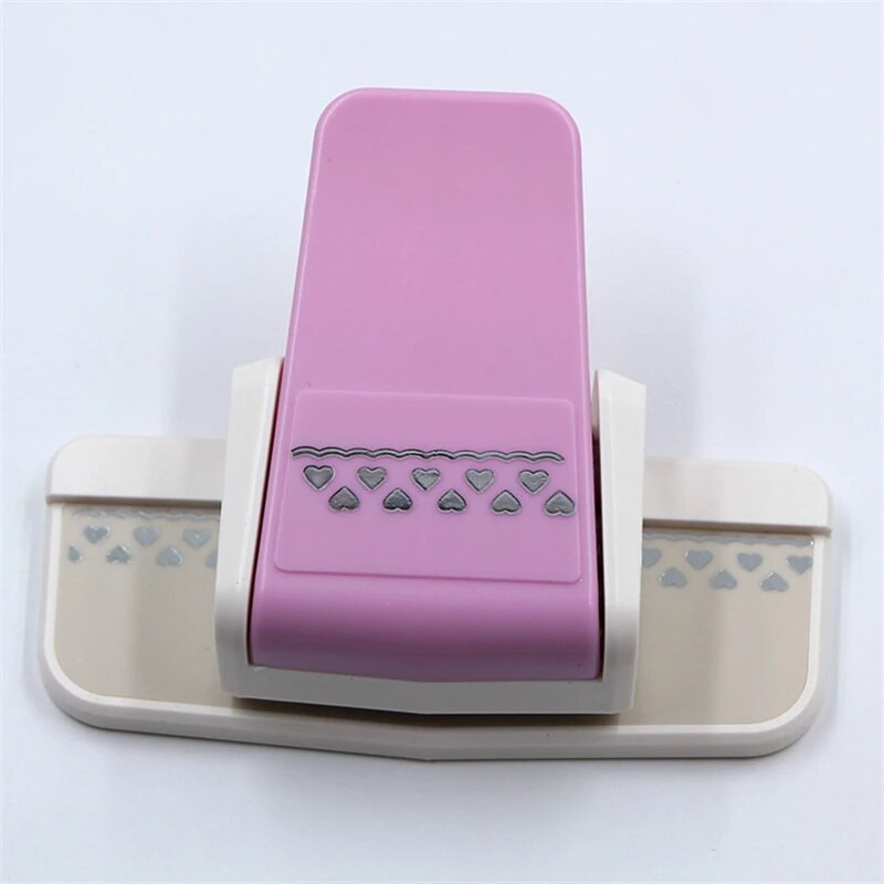 Uus uhke Border Punch S lillekujundusega reljeefne punch Scrapbooking käsitsi valmistatud servaseade DIY paberilõikur Käsitöö käsitsi valmistatud kingitus