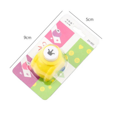 Έλεν Μπρουκ 1 ΤΕΜ. Mini διάτρητες λεύκωμα χειροποίητες κοπτικές κάρτες Craft Calico Εκτύπωση DIY Χαρτί λουλουδιών Craft Punch Hole Διάτρηση