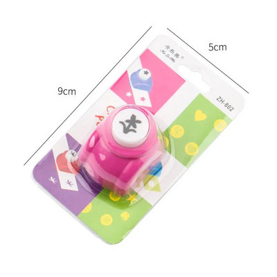 Έλεν Μπρουκ 1 ΤΕΜ. Mini διάτρητες λεύκωμα χειροποίητες κοπτικές κάρτες Craft Calico Εκτύπωση DIY Χαρτί λουλουδιών Craft Punch Hole Διάτρηση