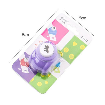 Έλεν Μπρουκ 1 ΤΕΜ. Mini διάτρητες λεύκωμα χειροποίητες κοπτικές κάρτες Craft Calico Εκτύπωση DIY Χαρτί λουλουδιών Craft Punch Hole Διάτρηση