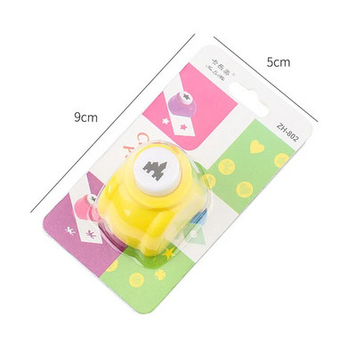 Έλεν Μπρουκ 1 ΤΕΜ. Mini διάτρητες λεύκωμα χειροποίητες κοπτικές κάρτες Craft Calico Εκτύπωση DIY Χαρτί λουλουδιών Craft Punch Hole Διάτρηση