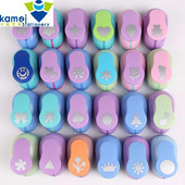 53 stila 2,5 cm ar rokām darināti amatniecības un scrapbooking rīki Papīra perforators fotoattēlu galerijai DIY dāvanu karšu perforatori Reljefa ierīce YH15