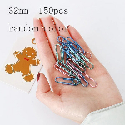 TUTU χαριτωμένες παγιέτες kawaii μεταλλικό σετ κλιπ σχολικού γραφείου καραμέλα φοιτητικό χαρτί διοργανωτής εγγράφων κλιπ χαρτικά H0500