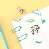 TUTU 10 tk armsad loomad dinosaurused krokodill laiskud Järjehoidja kirjaklamber Kooli kontoritarbed Papelaria kingitus kirjatarbed H0452