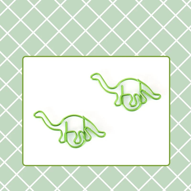 TUTU 10 tk armsad loomad dinosaurused krokodill laiskud Järjehoidja kirjaklamber Kooli kontoritarbed Papelaria kingitus kirjatarbed H0452