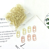 50 τεμ Mini Love Clips Metal Binder Clips Notebook Planner Σελιδοδείκτες Εισιτήρια Σφιγκτήρες Είδη βιβλιοδεσίας γραφείου Αξεσουάρ