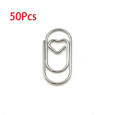 50 τεμ Mini Love Clips Metal Binder Clips Notebook Planner Σελιδοδείκτες Εισιτήρια Σφιγκτήρες Είδη βιβλιοδεσίας γραφείου Αξεσουάρ