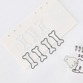 20 gab. Radošās saspraudes kauls Piezīme Forma Metāla saspraudes uz grāmatu papīra Studentiem Kancelejas piederumi Biroja skolas iesiešanas piederumi