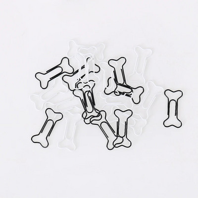 20 gab. Radošās saspraudes kauls Piezīme Forma Metāla saspraudes uz grāmatu papīra Studentiem Kancelejas piederumi Biroja skolas iesiešanas piederumi