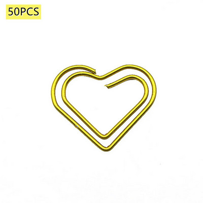 12/20/50 tk Erikujulised kirjaklambrid Kuldsed järjehoidjaklambrid, armsad kirjaklambrid Planeerijaklambrid kontoritarvete kaunistamiseks