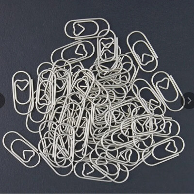 150 τμχ/τσάντα Μίνι ρετρό συνδετήρες καρδιάς Ροζ χρυσός συνδετήρας σελιδοδείκτης συνδετήρας Κλιπ Αξεσουάρ γραφείου Χαρτί αποθήκευσης Κλιπ συνονθύλευμα