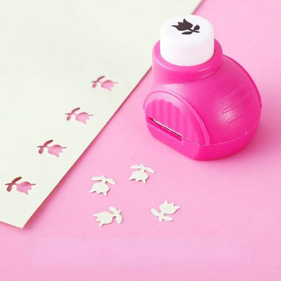 9/16/25mm Bērnu papīra reljefs Asāks aplis perforators Papīrs Reljefs perforators DIY Dekorācija Roku darbs Amatniecības papīra trimmeris