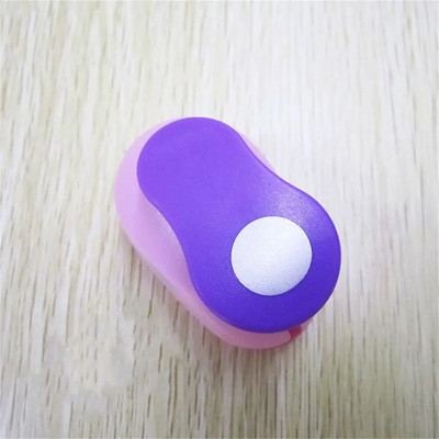 9/16/25mm Bērnu papīra reljefs Asāks aplis perforators Papīrs Reljefs perforators DIY Dekorācija Roku darbs Amatniecības papīra trimmeris