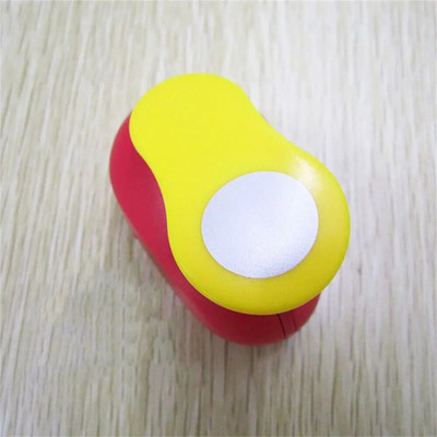 9/16/25mm Bērnu papīra reljefs Asāks aplis perforators Papīrs Reljefs perforators DIY Dekorācija Roku darbs Amatniecības papīra trimmeris