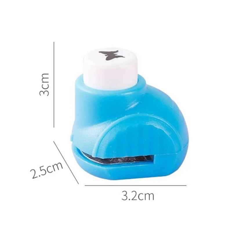 9/16/25mm Bērnu papīra reljefs Asāks aplis perforators Papīrs Reljefs perforators DIY Dekorācija Roku darbs Amatniecības papīra trimmeris